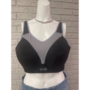 Specifi Xs Women Full Coverage Black Sport Bra Size 42D